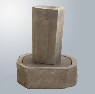 Giannini Garden Rock Pillar Fountain Short